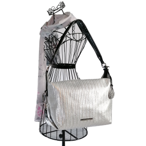 Amanda Wakeley Rowlands Hobo Bag Silver